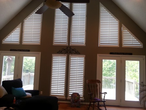 Rake shutters